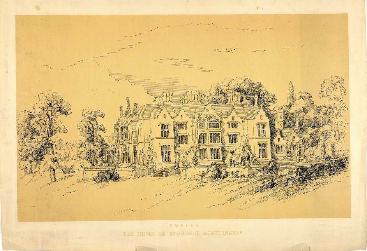 Embley Park, ca. 1856 av Parthenope Nightingale