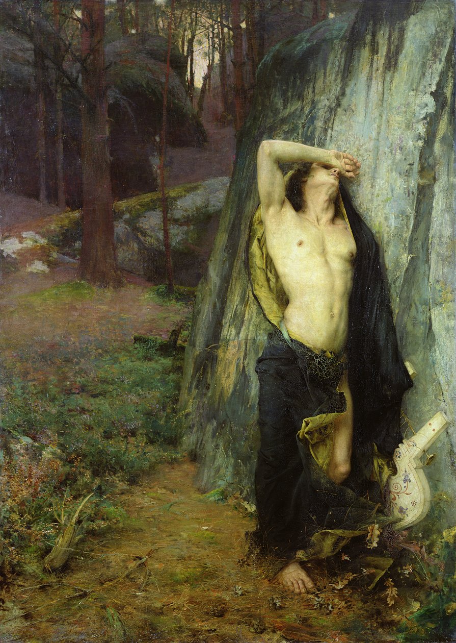 Orfeus død av Pascal Adolphe Jean Dagnan Bouveret