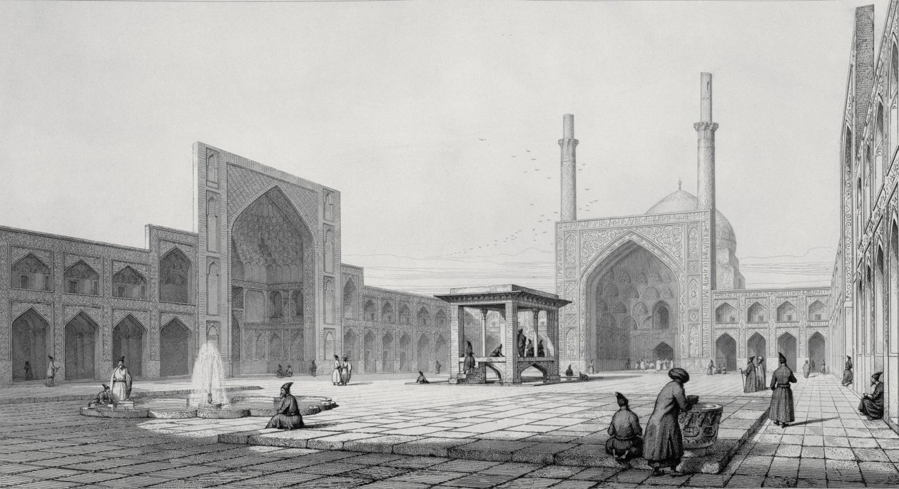 Great Friday Mosque (Masjid-i Djum-ah) i Isfahan, fra 