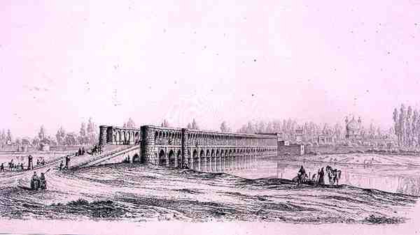 Allah Verdi Khan Bridge, i Isfahan, fra 