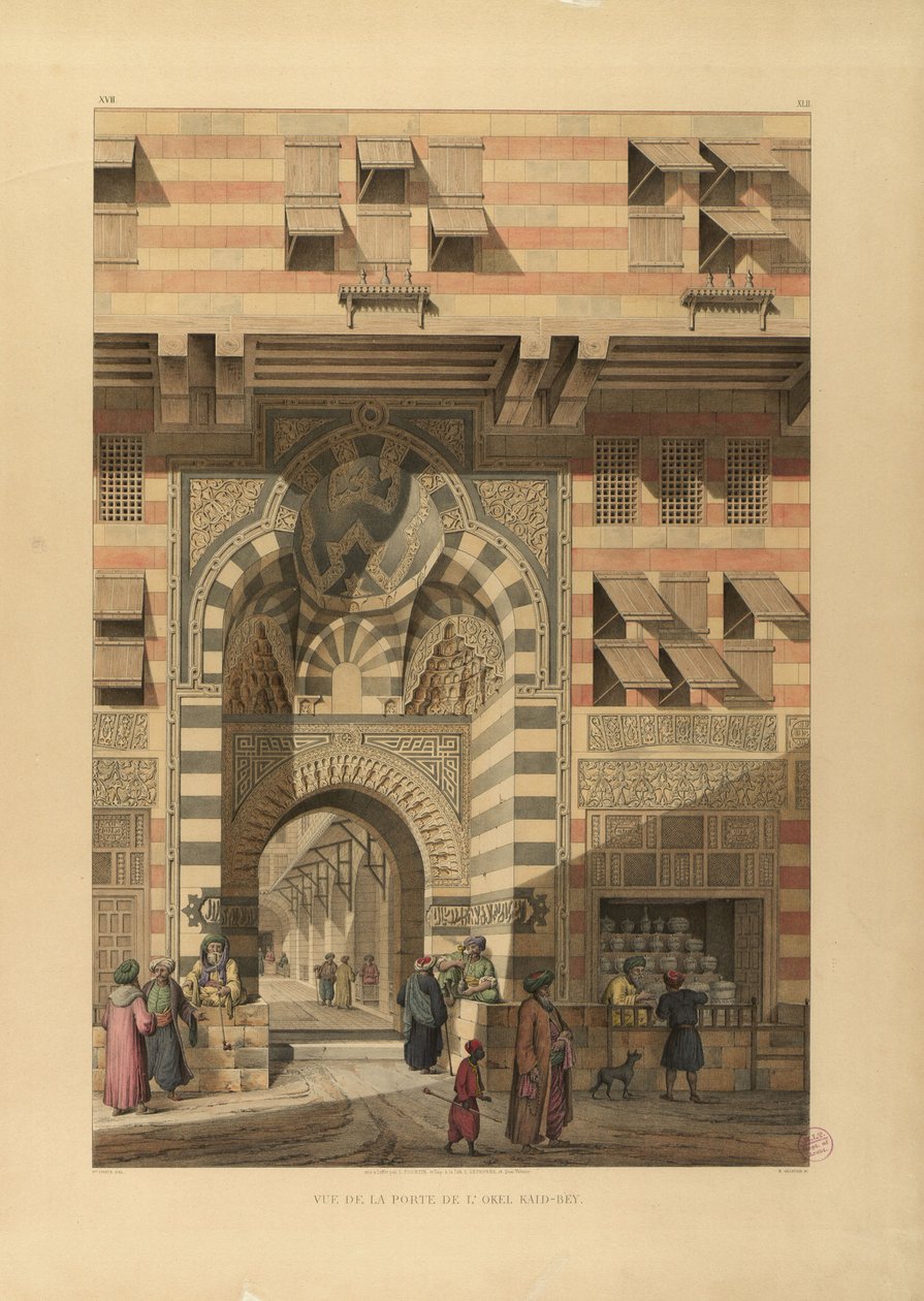 Sabil-Kuttab av Sultan Qaitbay av Pascal Xavier Coste