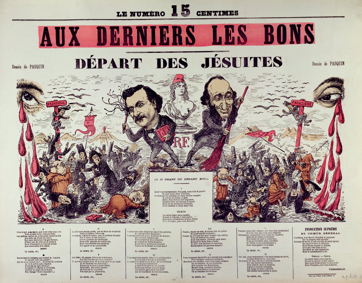 Jesuittenes avgang, 1880 av Pasquin