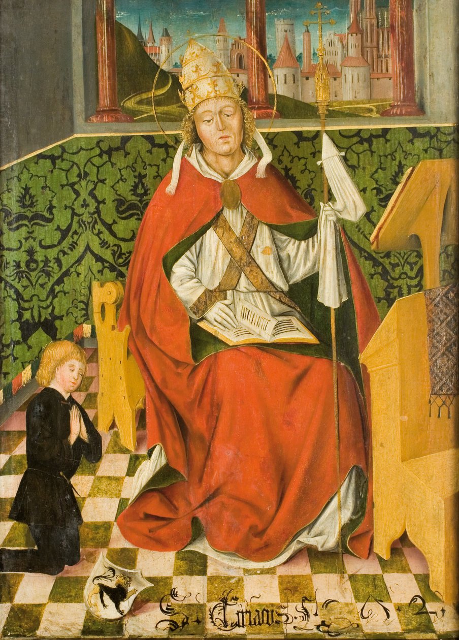 St. Cyriacus med giver av Passauer Maler