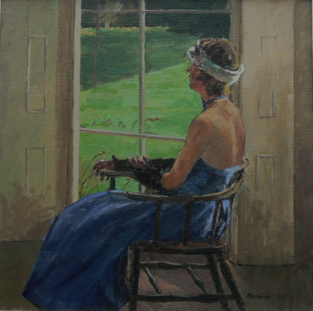 Den blå kjolen, 2009 av Pat Maclaurin