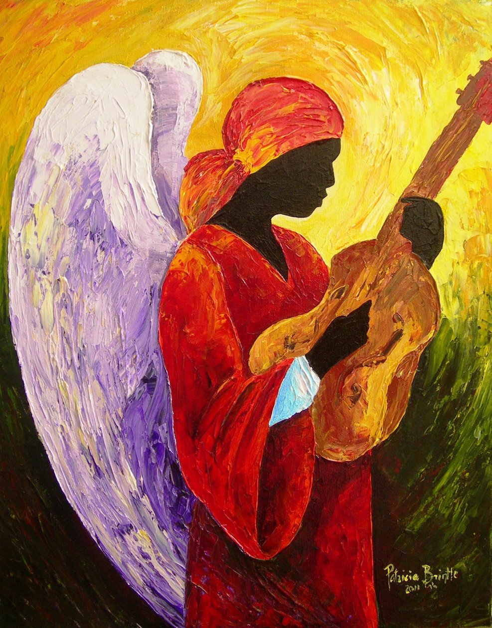 Gloria i Excelsis Deo, 2011 (akryl på lerret) av Patricia Brintle