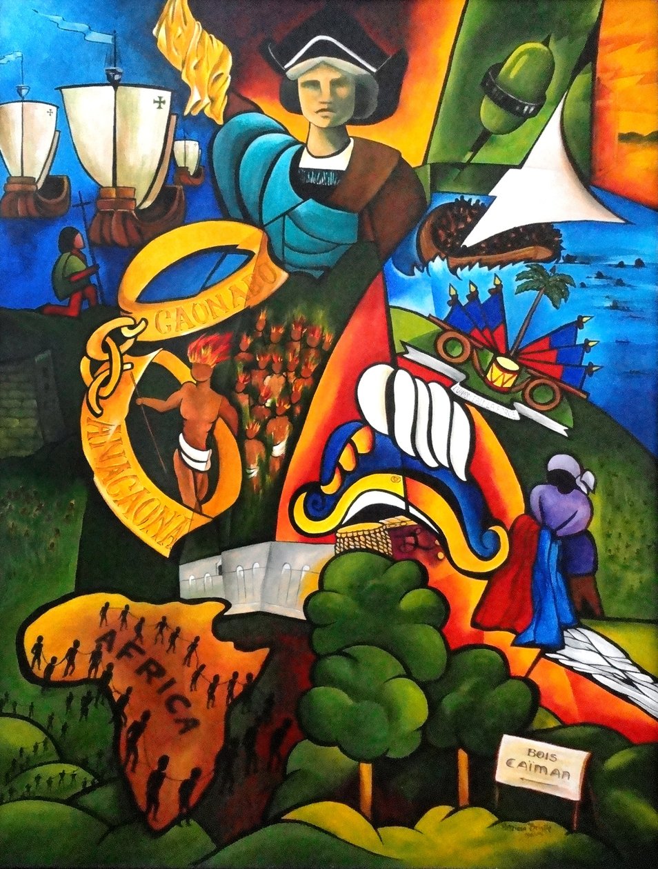 Hope at Sunrise, 2007 (akryl på lerret) av Patricia Brintle