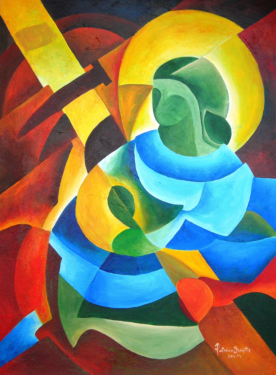 Madonna og korsbarnet, 2011 av Patricia Brintle