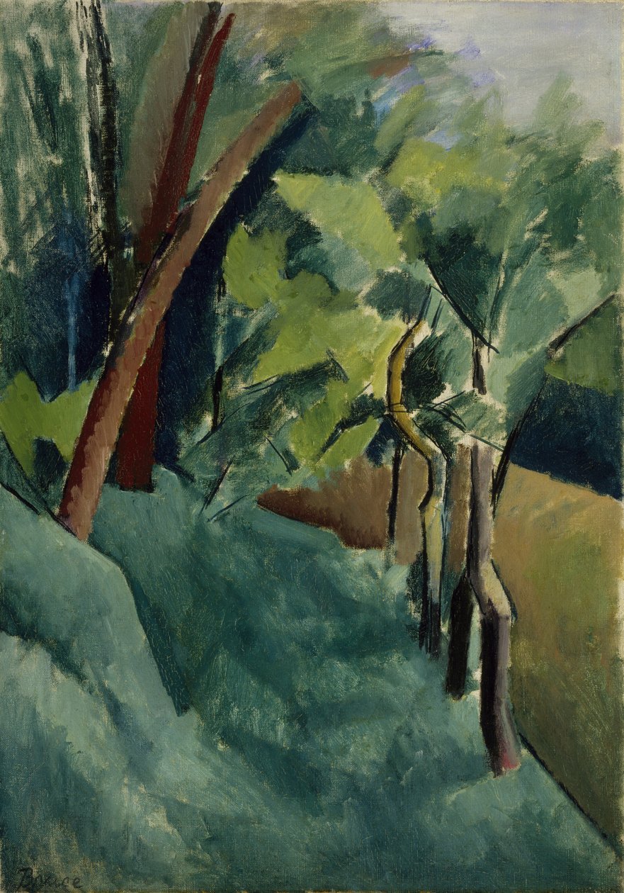 Landskap, ca. 1912 av Patrick Henry Bruce