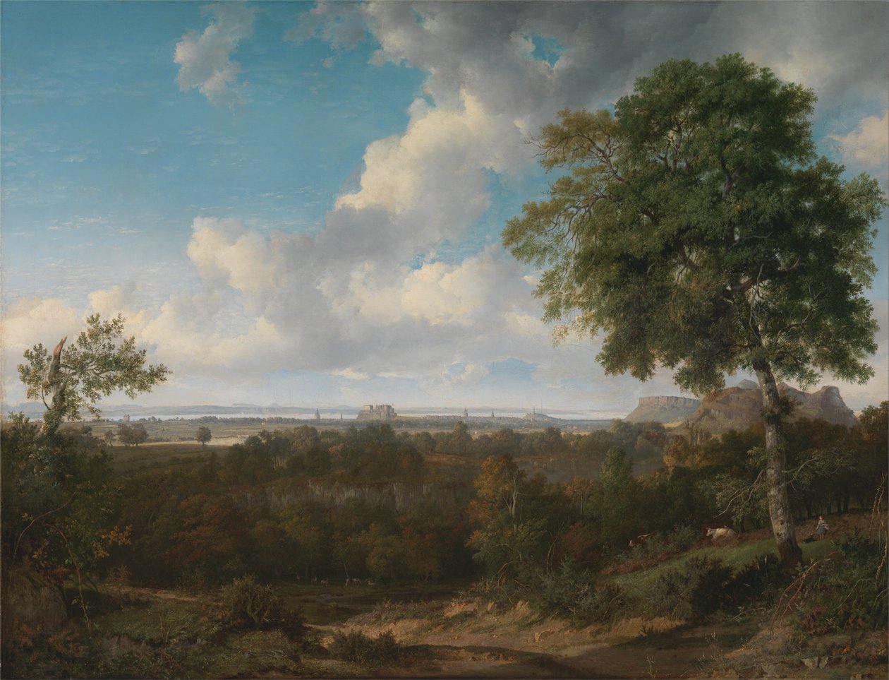 Edinburgh fra Braids av Patrick Nasmyth
