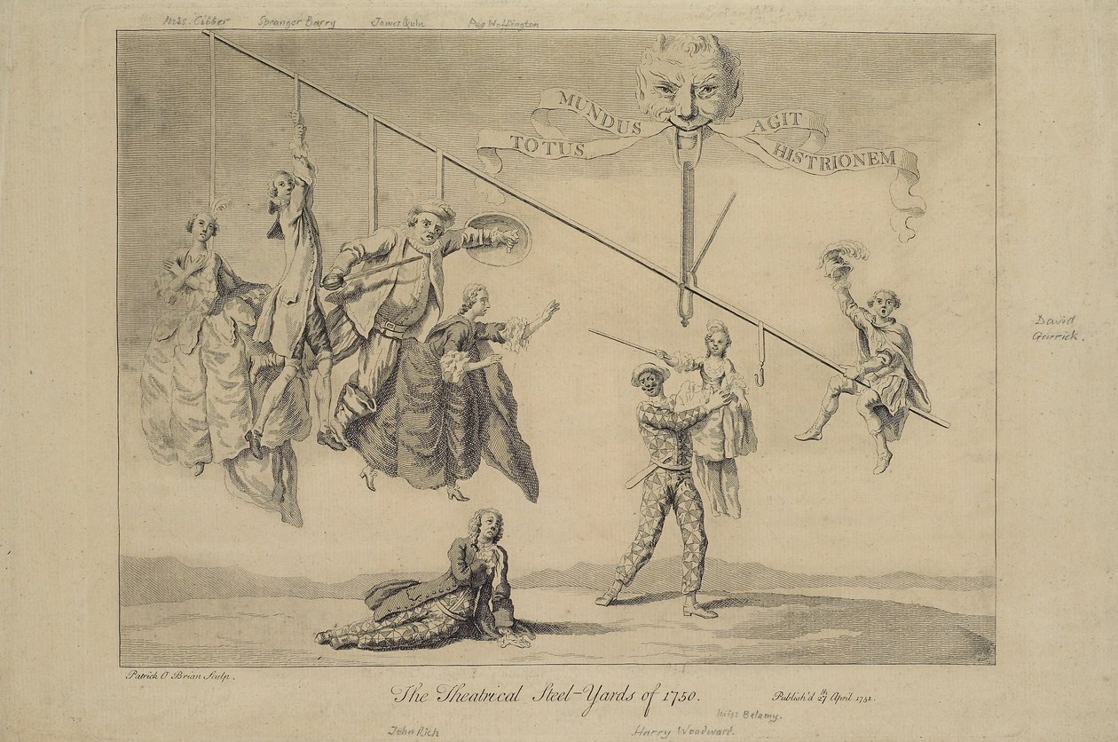 Theatrical Steel-yards fra 1750, 1741 av Patrick OBrian