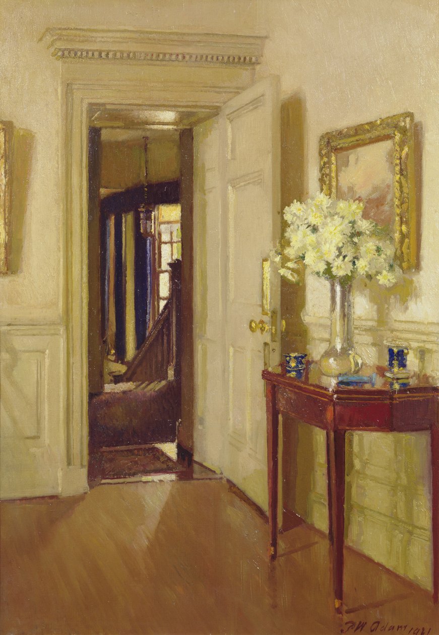 Interiør, Gribdae, 1921 av Patrick William Adam