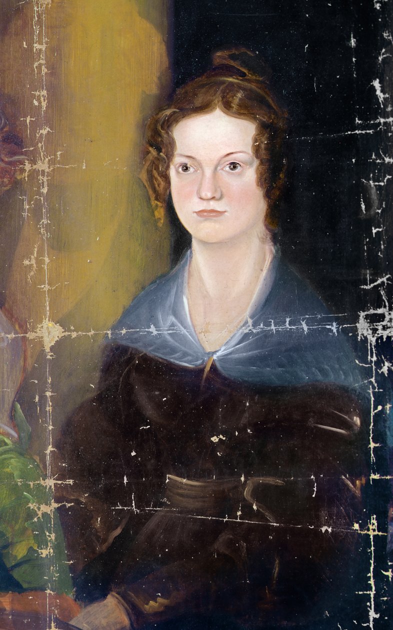 Portrett av Bronte Sisters, detalj, ca. 1834 (olje på lerret) av Patrick Branwell Bronte