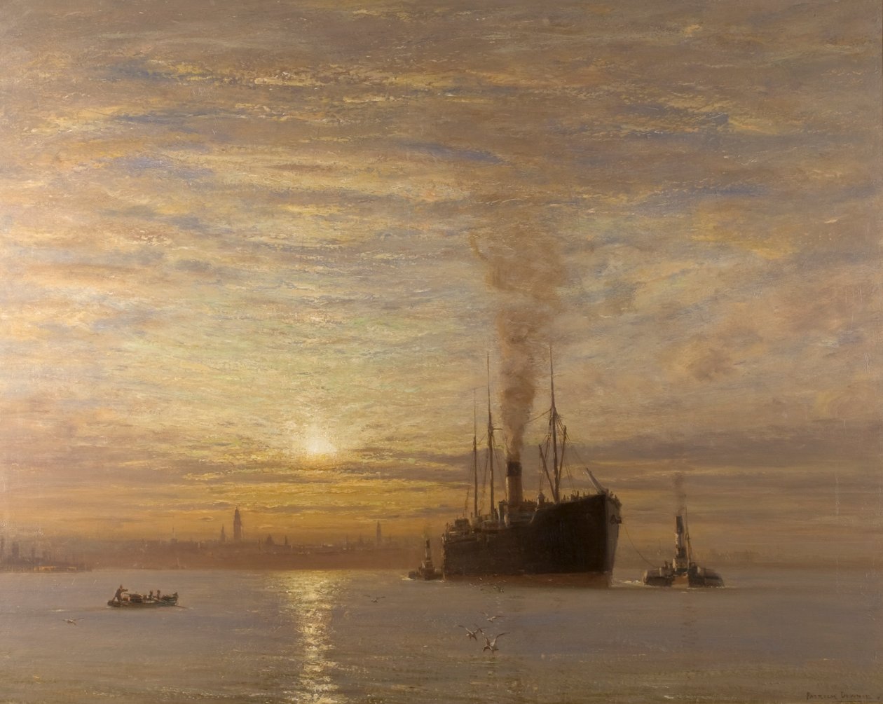 Tilbake til Clyde - Sunset av Patrick Downie