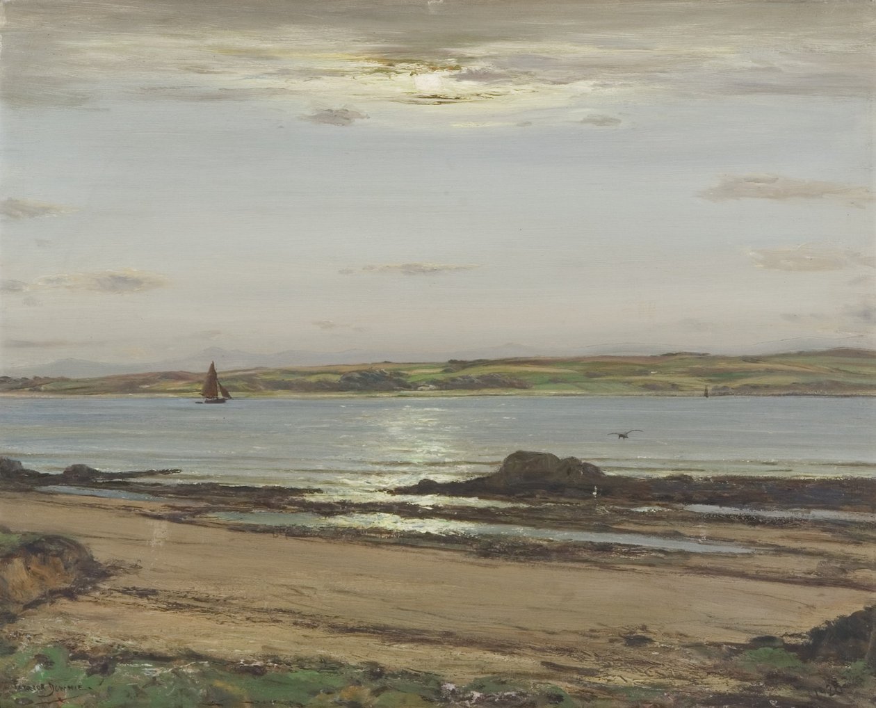 Summer Moonlight - Firth of Clyde av Patrick Downie