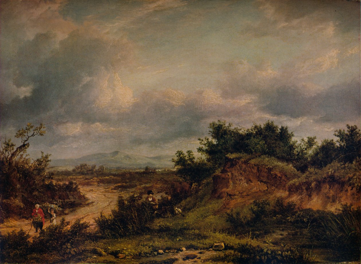 A Rough Road, 1826 av Patrick Nasmyth