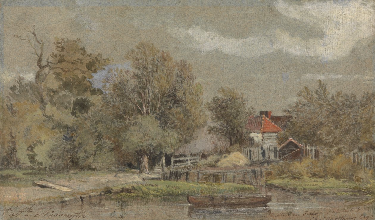 Battersea Fields, malt for Charles Matthews, Esq. av Patrick Nasmyth