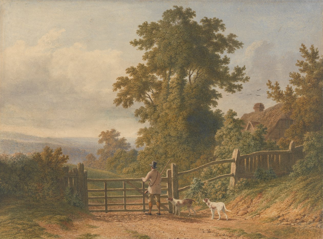 Sportsmann og hundene hans av Patrick Nasmyth