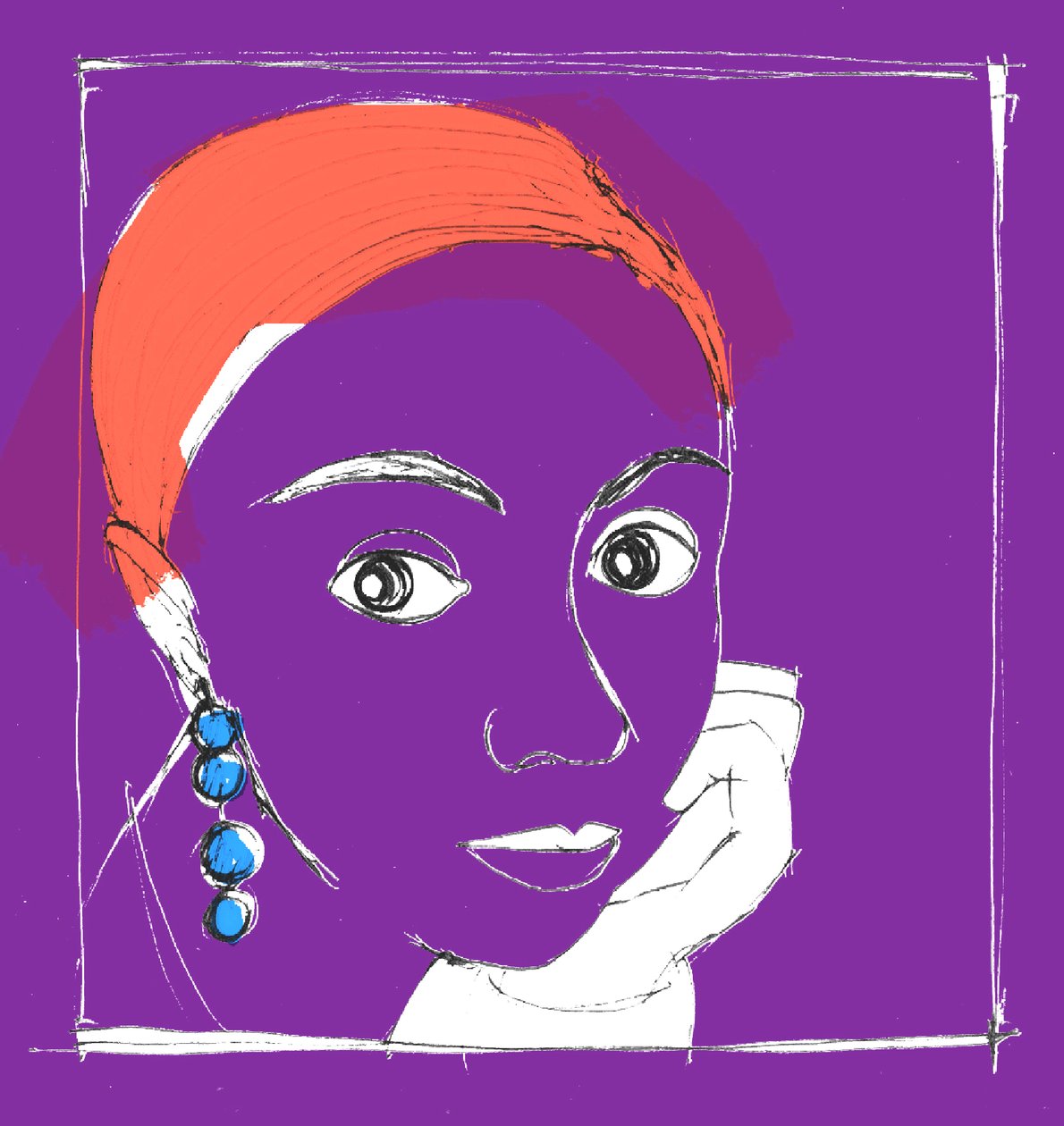 Estate, 2019 (digital, blekk) av Patrizia La Porta