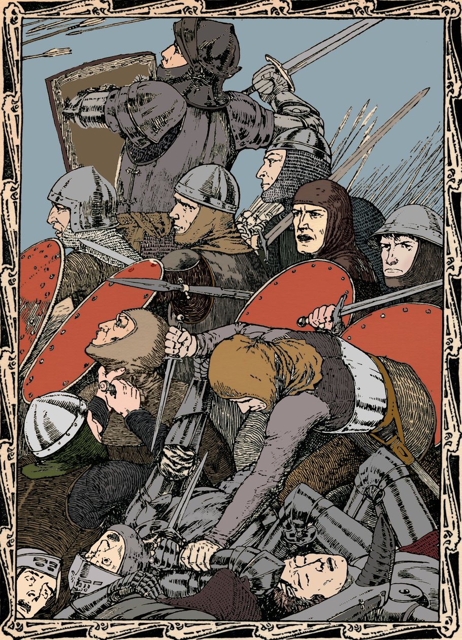I slaget ved Agincourt, 1902 av Patten Wilson