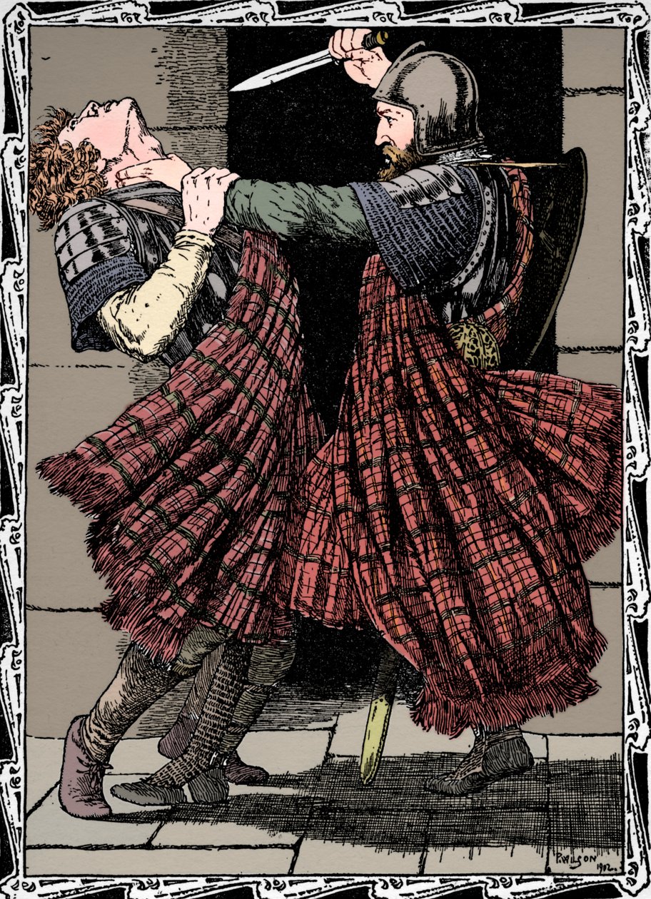 Comyn knivstukket av Bruce, 1902 av Patten Wilson