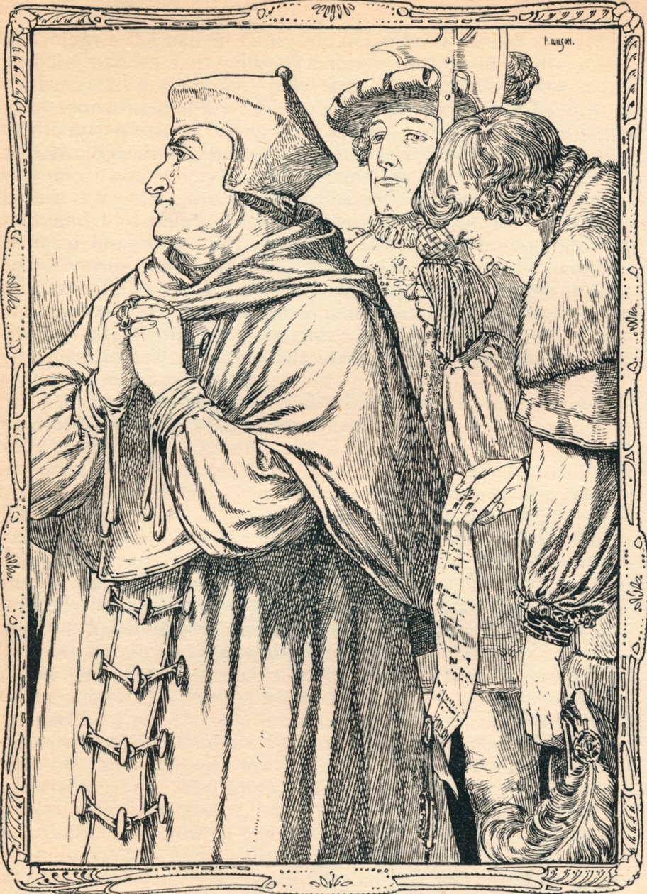 Arrestasjonen av kardinal Wolsey, 1902 av Patten Wilson