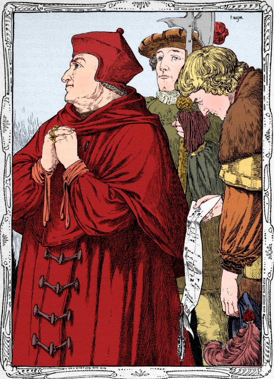 Arrestasjonen av kardinal Wolsey, 1902 av Patten Wilson