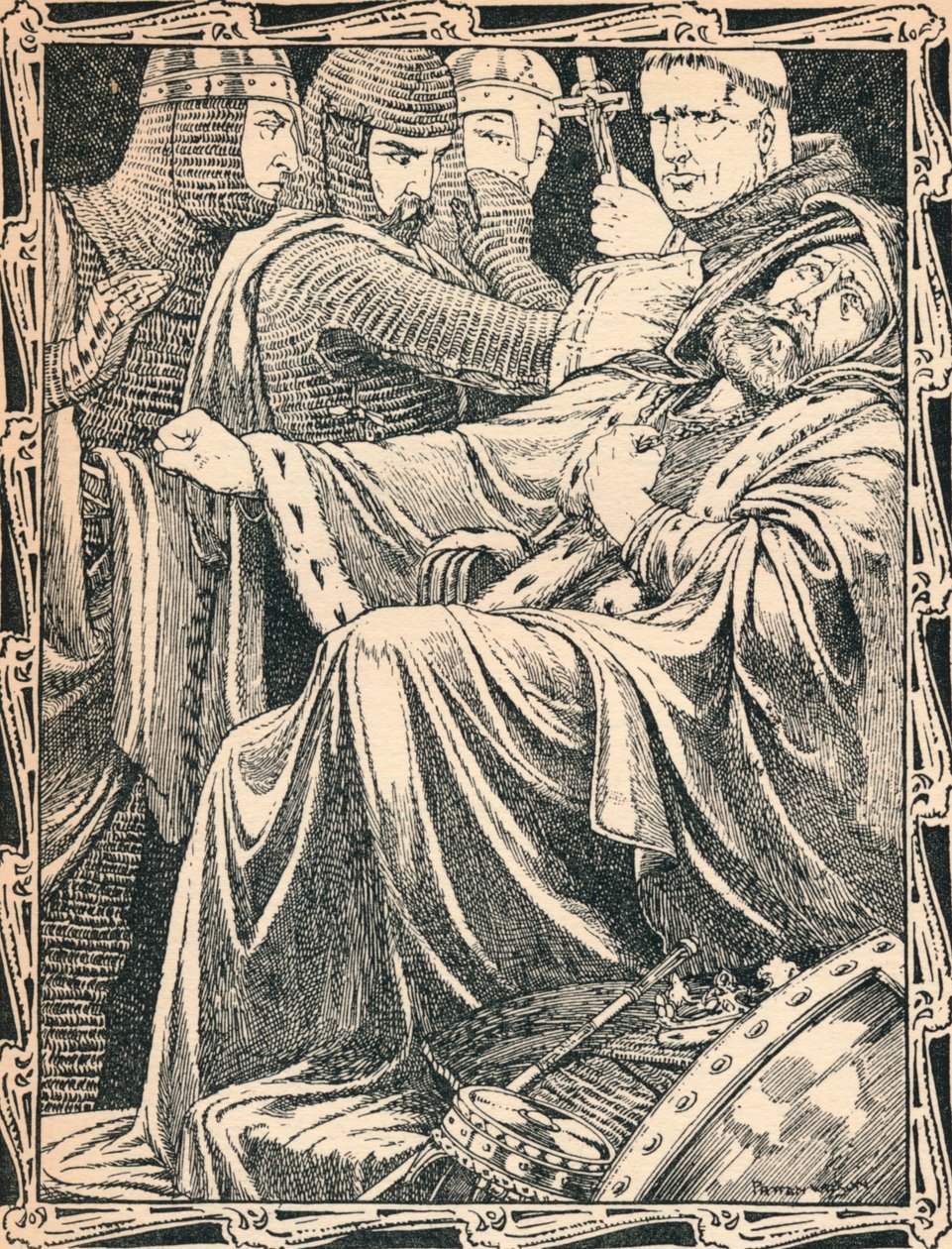 The Death of King John, 1902 av Patten Wilson