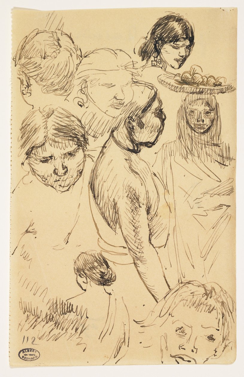 Studier av kvinner av Paul Albert Besnard