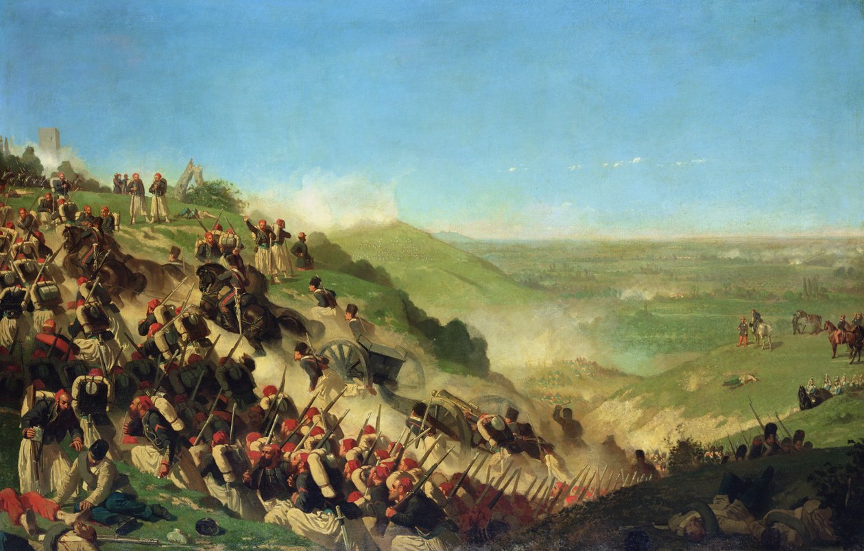 Slaget ved Solferino, 24. juni 1859 av Paul Alexandre Protais