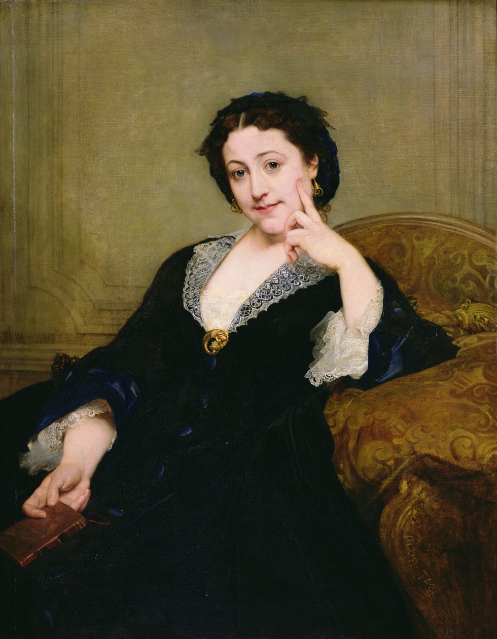 Madeleine Brohant (1833-1900) fra Comedie-Francaise, 1860 av Paul Baudry