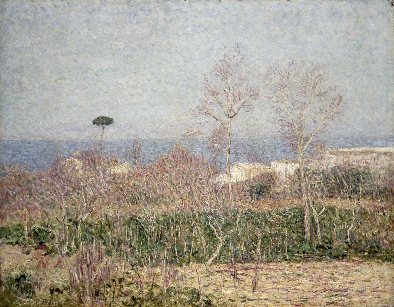 Et kystlandskap på Capri, 1899 av Paul Baum