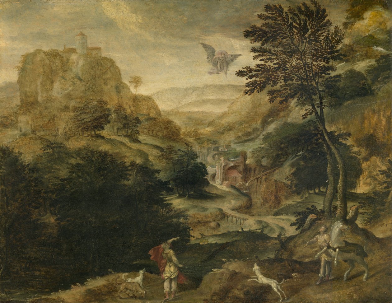 Bortføring av Ganymedes av Paul Bril