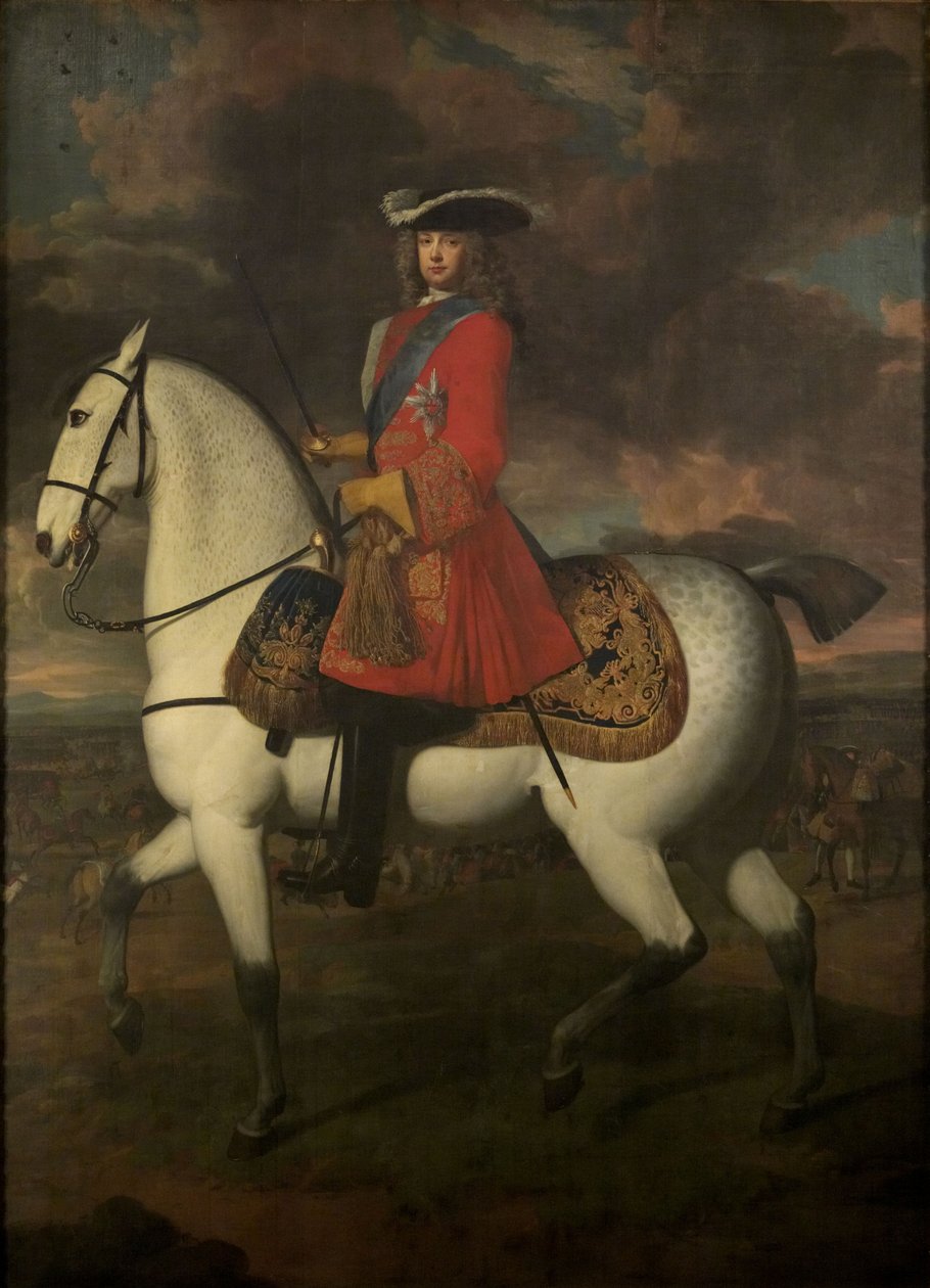 Portrett av Thomas Wentworth, 1. jarl av Strafford (andre skapelse) (1672-1739) av Paul Carl Leygebe