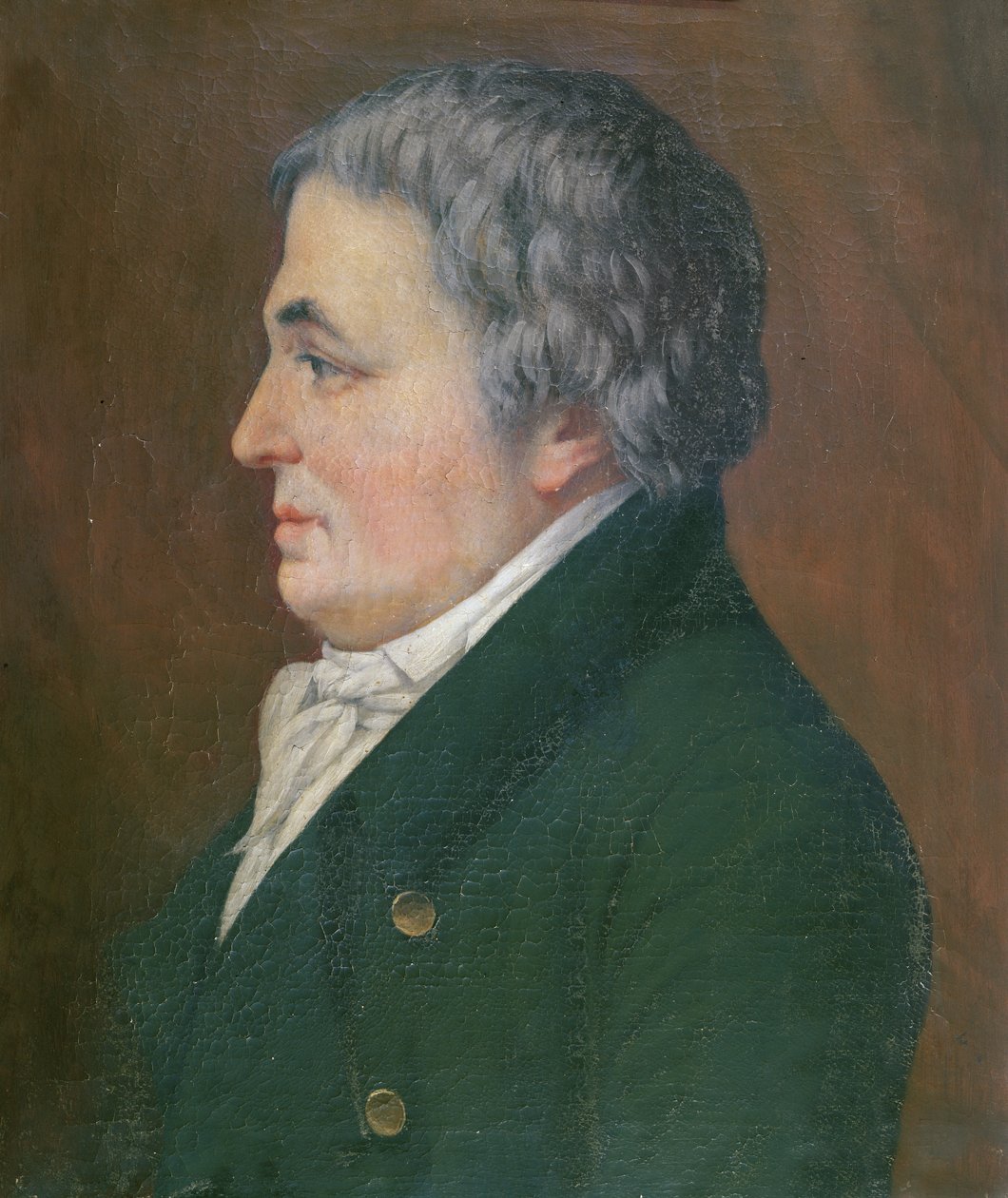 Franz Anton Mesmer (1734-1815) 72 år gammel, 1847 (enkaustisk på lerret) av Paul Carpentier