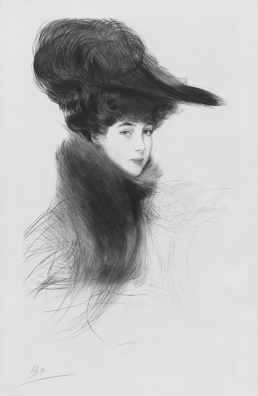 Hertuginnen av Marlborough, Consuelo Vanderbilt av Paul Cesar Helleu