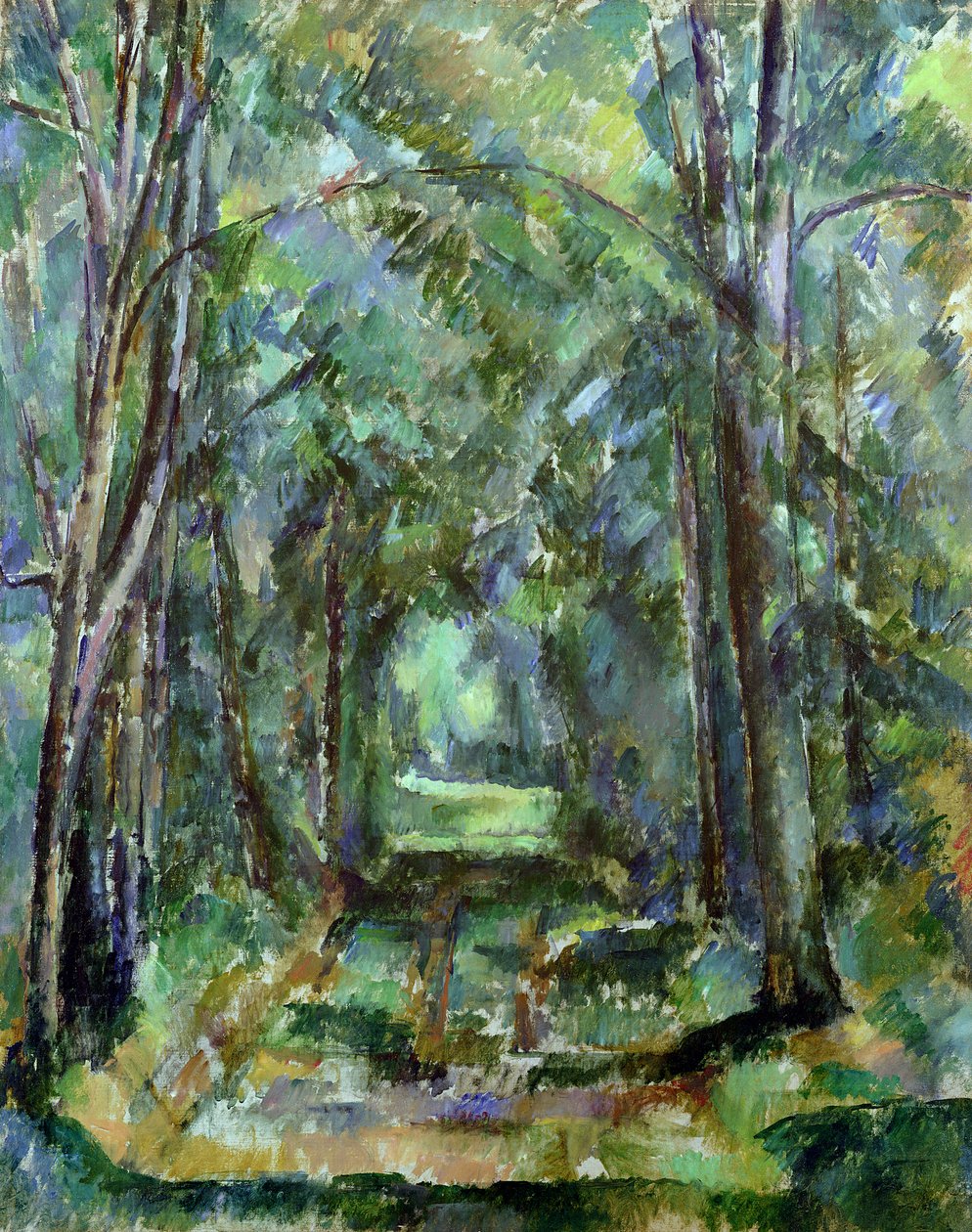 Avenue ved Chantilly, 1888 av Paul Cézanne
