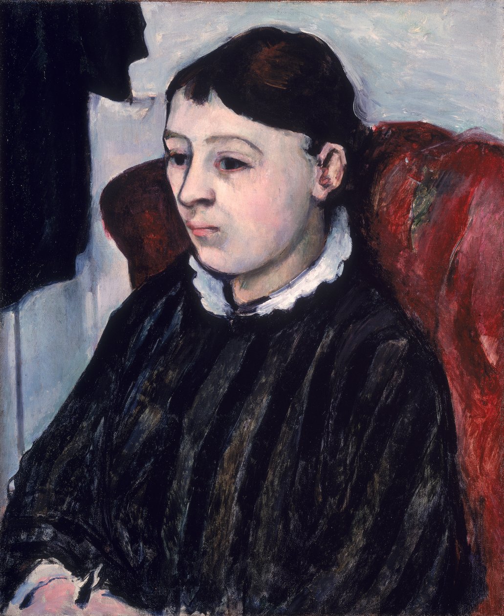 Madame Cezanne, ca. 1883-85 av Paul Cézanne