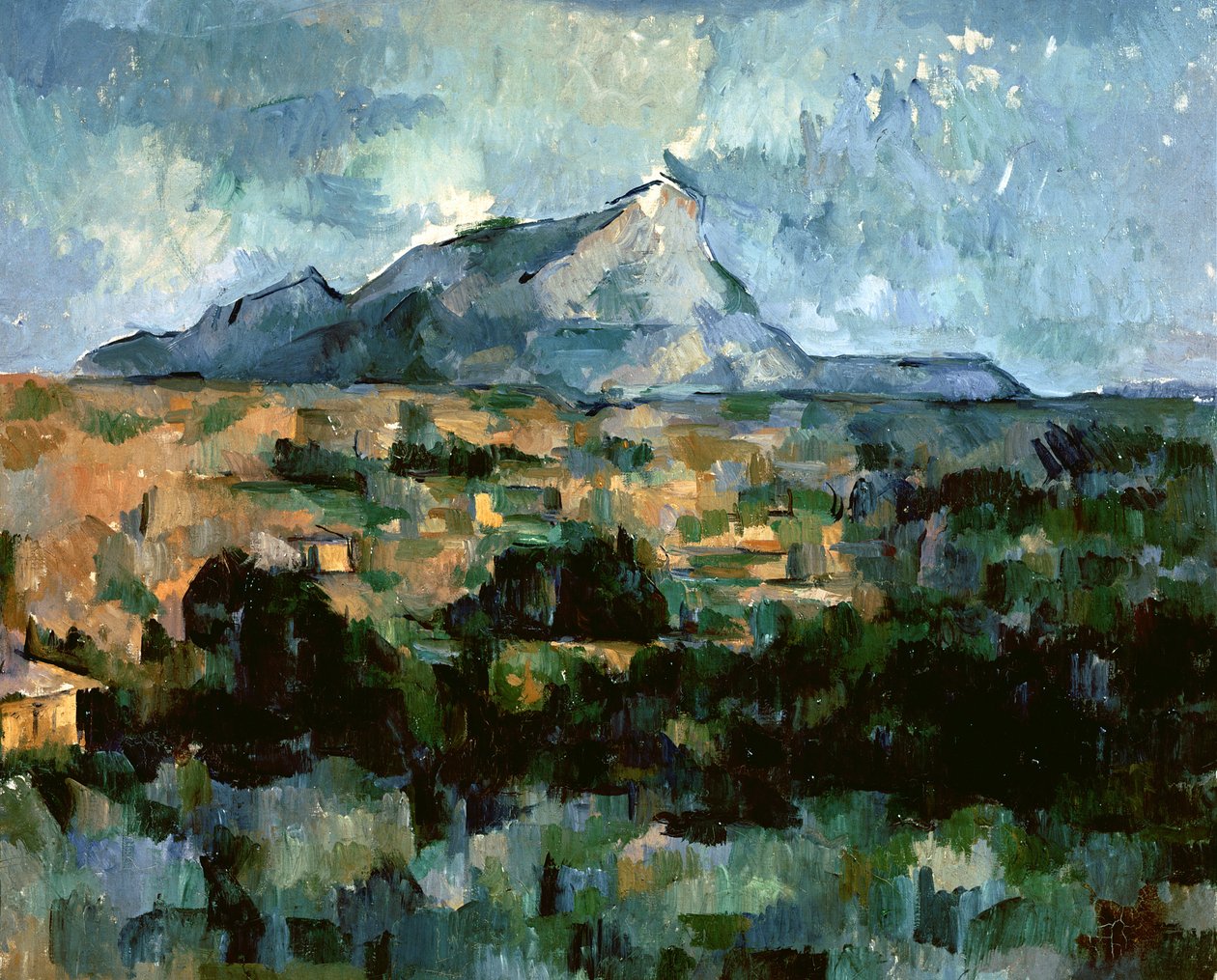 Sainte-Victoire-fjellet, 1904-06 av Paul Cézanne