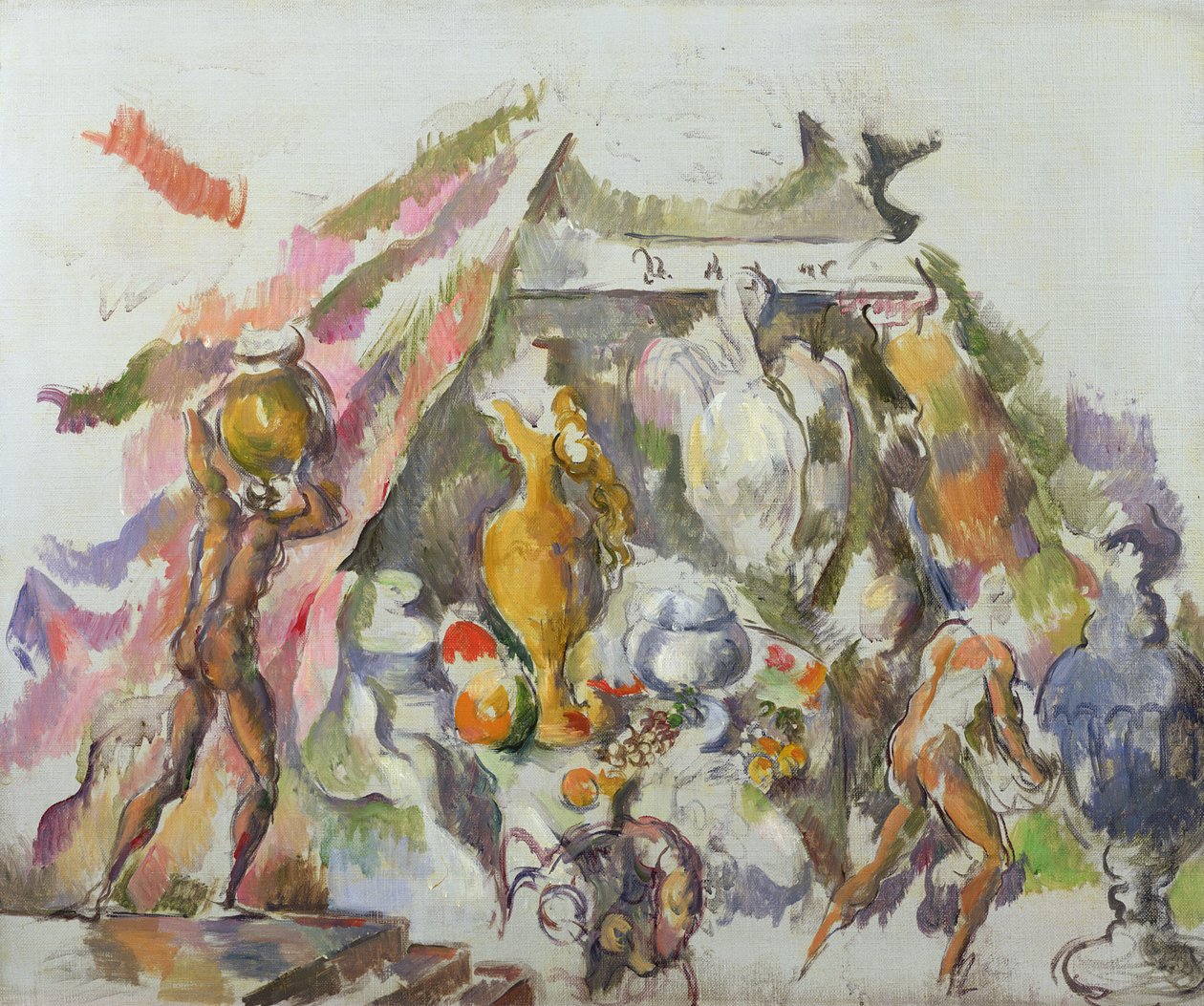 Forberedelse av banketten, ca. 1890 av Paul Cézanne
