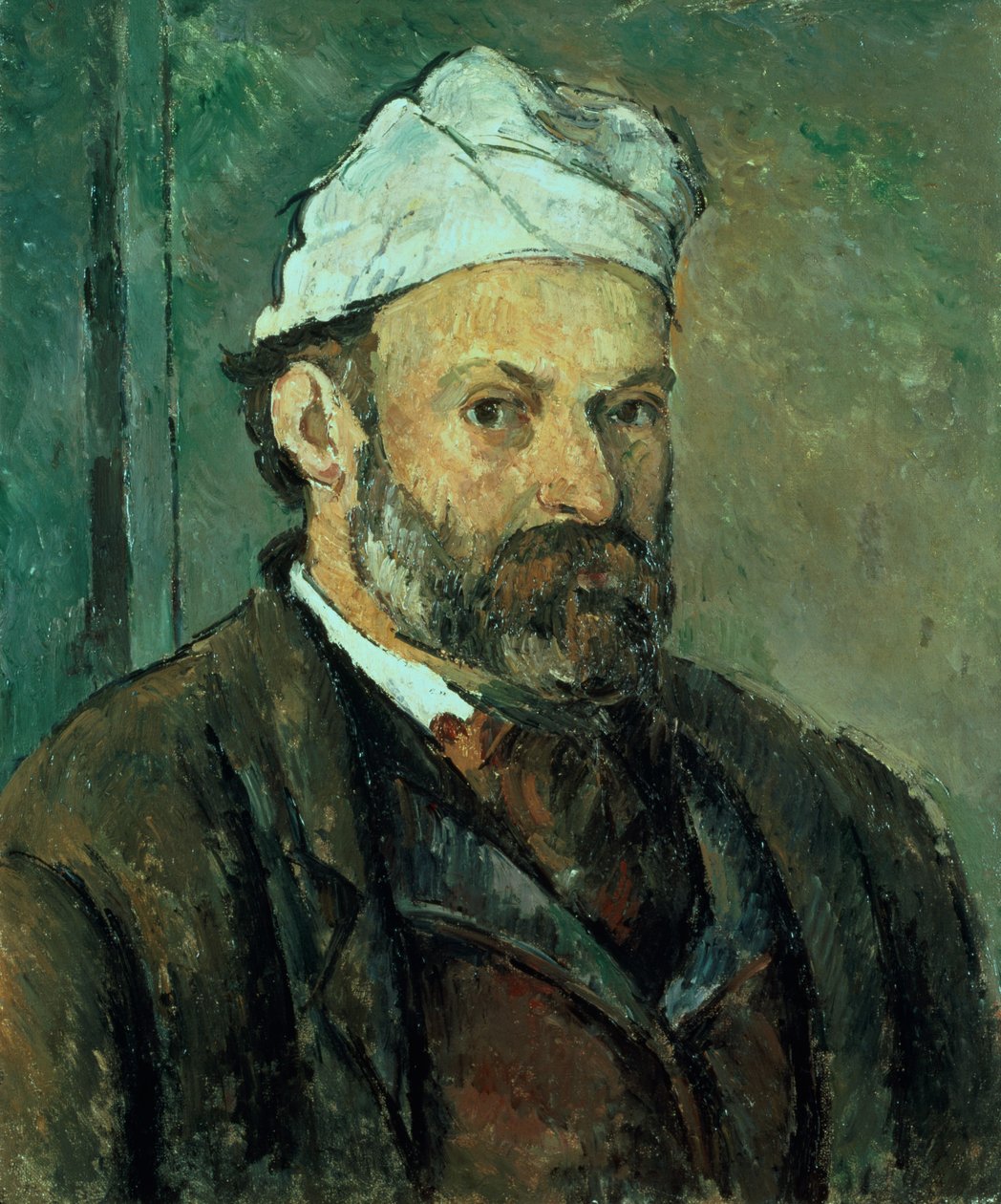 Selvportrett, 1875-77 av Paul Cézanne