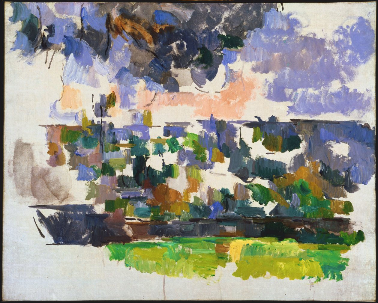 The Garden at Les Lauves Le Jardin des Lauves av Paul Cézanne