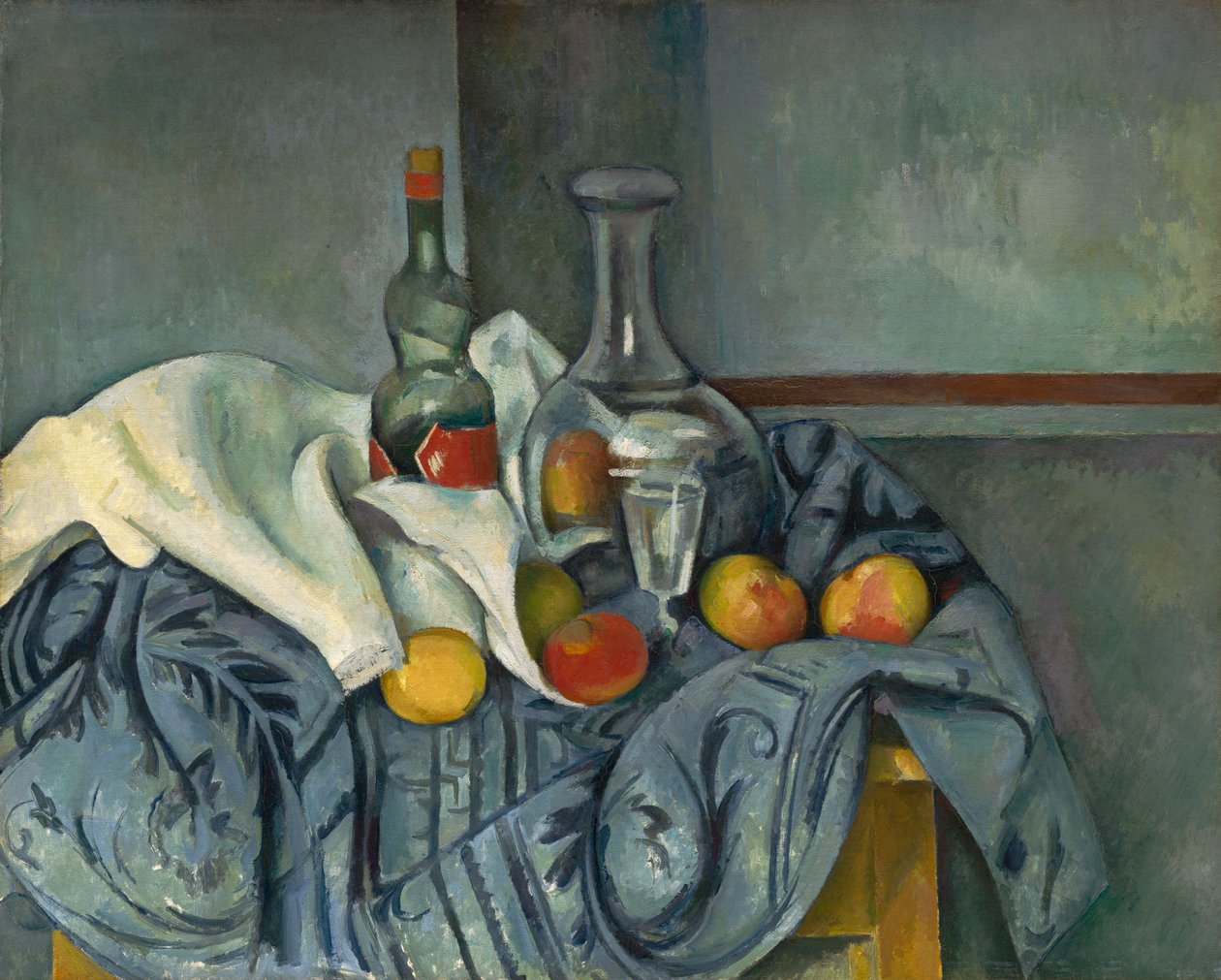 Peppermynteflasken, 1893-95 av Paul Cézanne