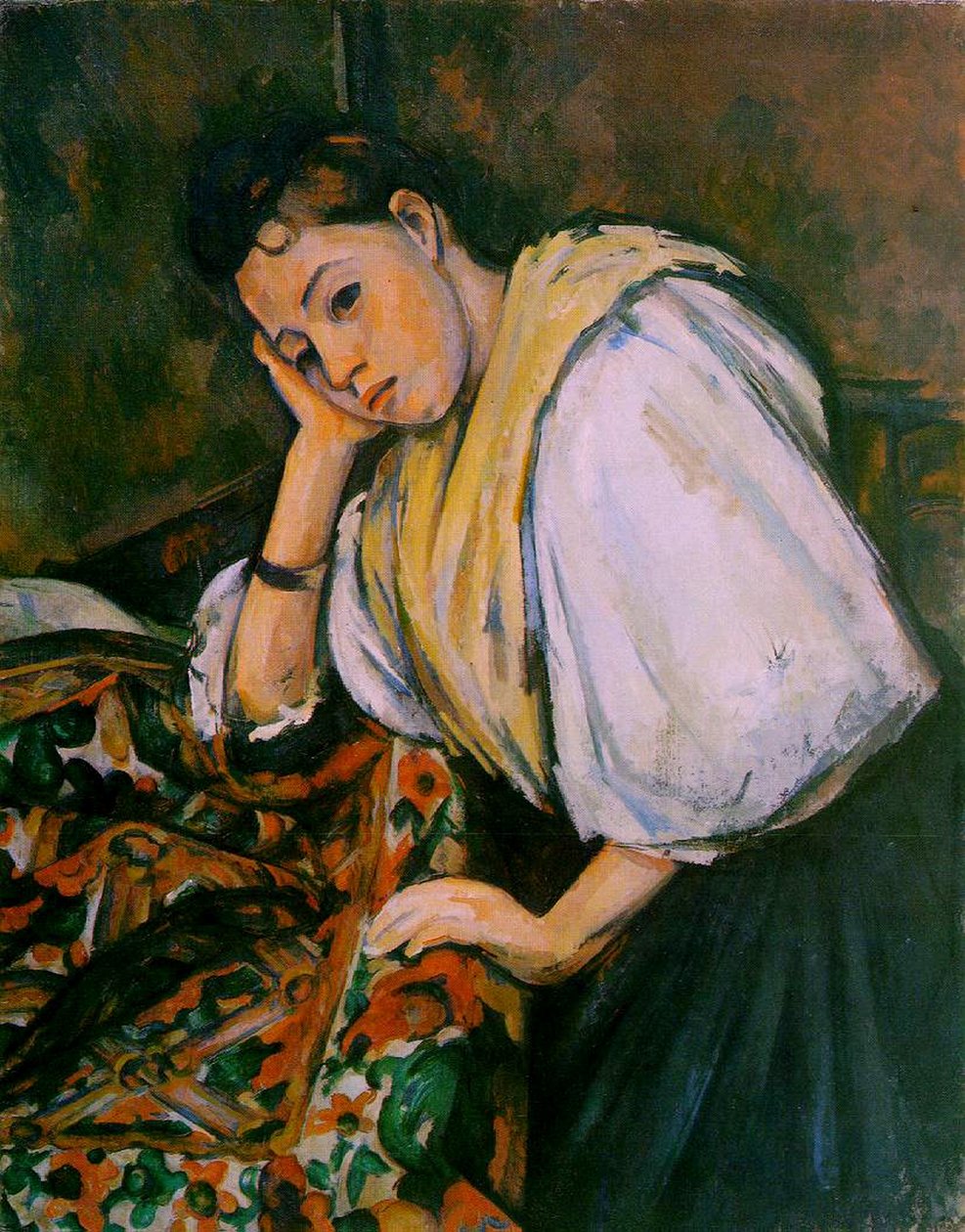 En italiensk jente, ca. 1900 av Paul Cézanne