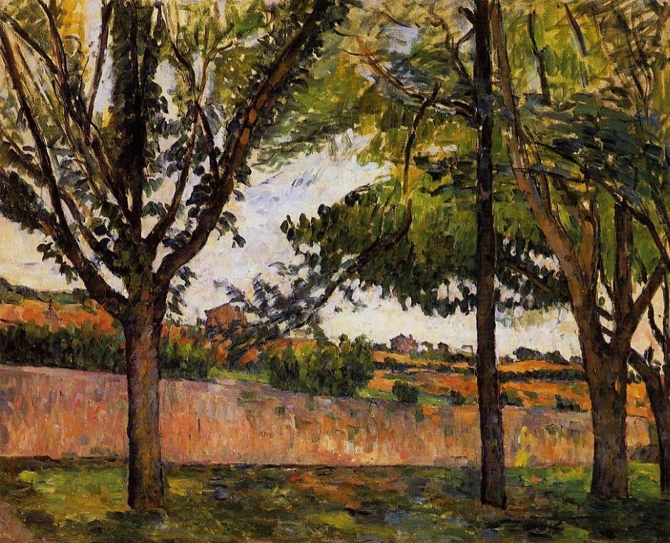 På Jas de Bouffan av Paul Cézanne