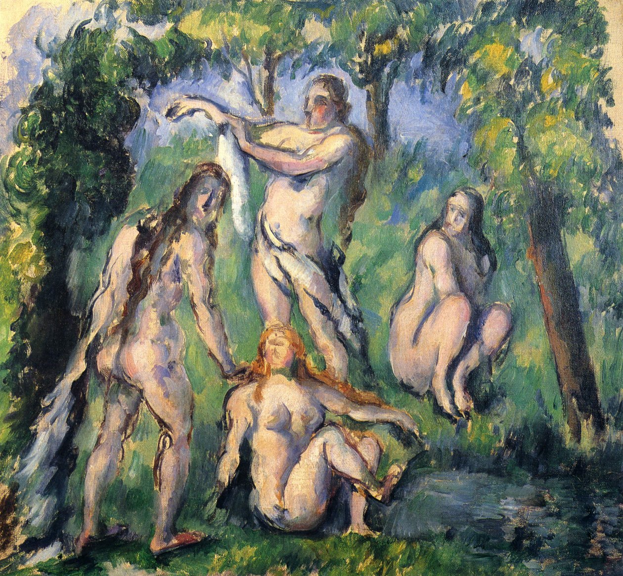 Bading av Paul Cézanne