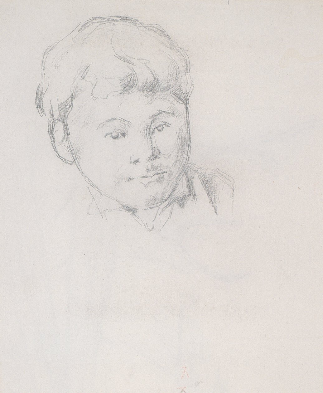 Portrett av Paul Cézanne jun av Paul Cézanne