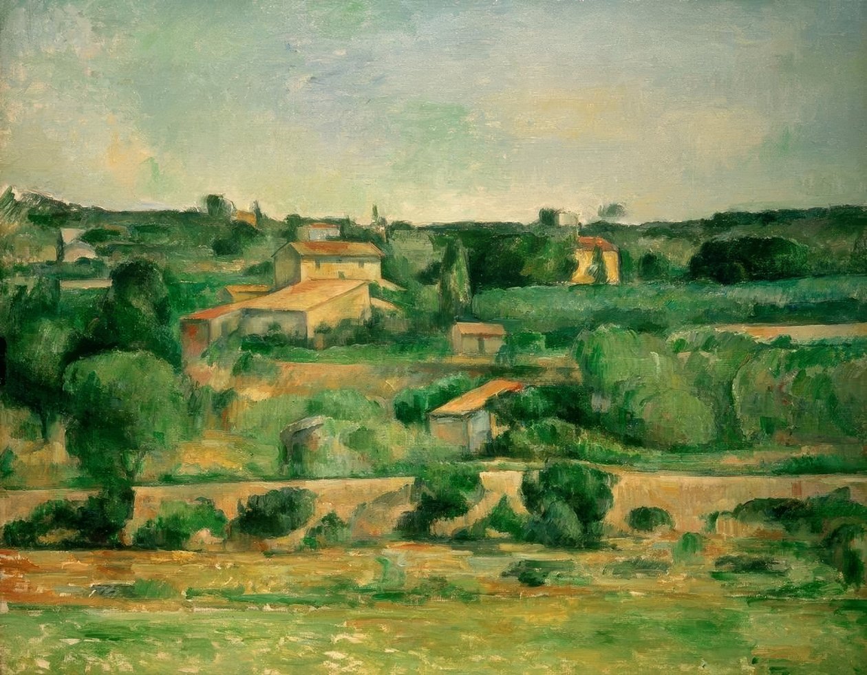 På sletten Bellevue av Paul Cézanne
