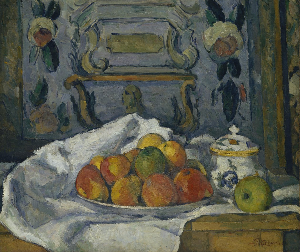 Tallerken med epler av Paul Cézanne