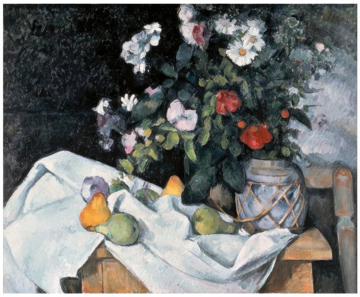 Blomster og frukt av Paul Cézanne