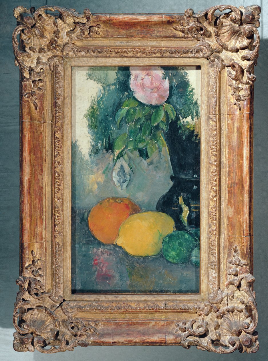 Blomster og frukter, ca. 1880 (se også 287552) av Paul Cézanne